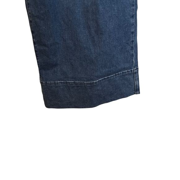 Universal Standard Carrie High Rise Wide Leg Jeans Dark Indigo Nautical Size 18 - Picture 9 of 10